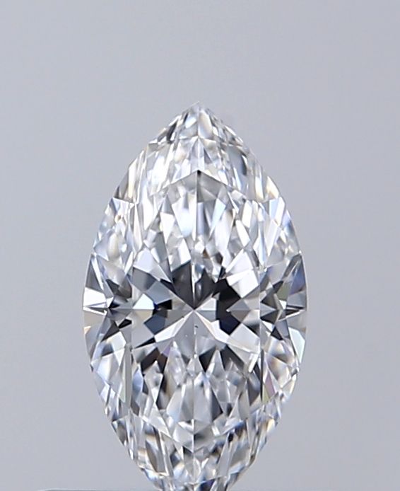 Diamante Naturale Taglio Marquise 0.5ct VG/EX D VS2 - GIA - 7.65x4.11x2.63mm