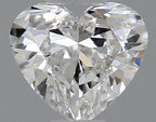Diamante Naturale Taglio Cuore 0.32ct VG/EX E VVS1 - GIA - 4.27x4.76x2.63mm
