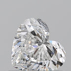 Diamante Naturale Taglio Cuore 0.62ct VG/VG F IF - GIA - 5.38x5.98x3.36mm