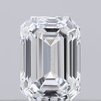 Diamante Naturale Taglio Smeraldo 0.18ct G/VG D VVS1 - GIA - 3.8x2.67x1.84mm