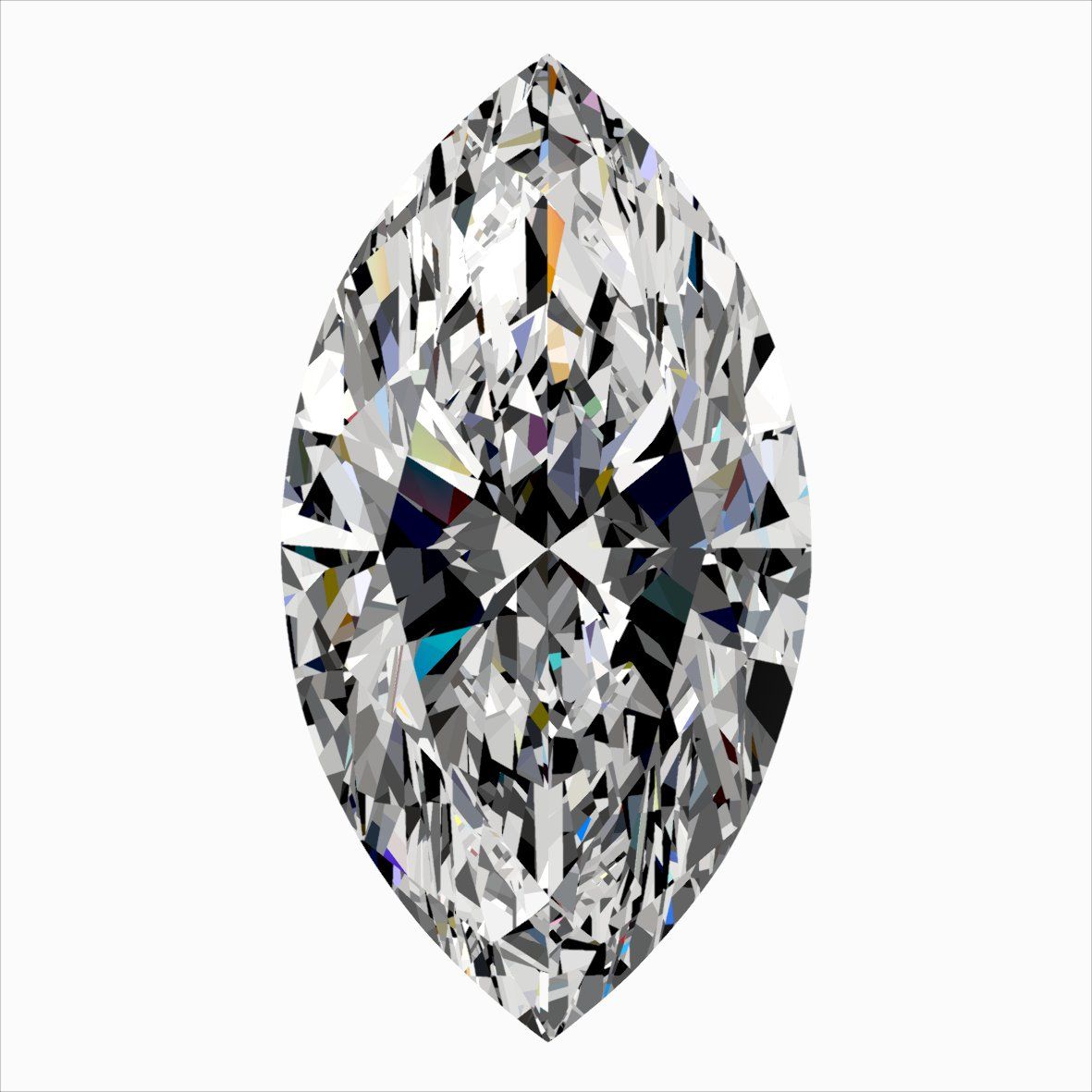 Diamante Naturale Taglio Marquise 0.31ct VG/VG G VVS1 - IGI - 6.71x3.6x2.27mm