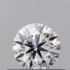 Diamante Naturale Taglio Brillante 0.4ct VG/G/EX E VVS2 - GIA - 4.62x4.56x2.96mm