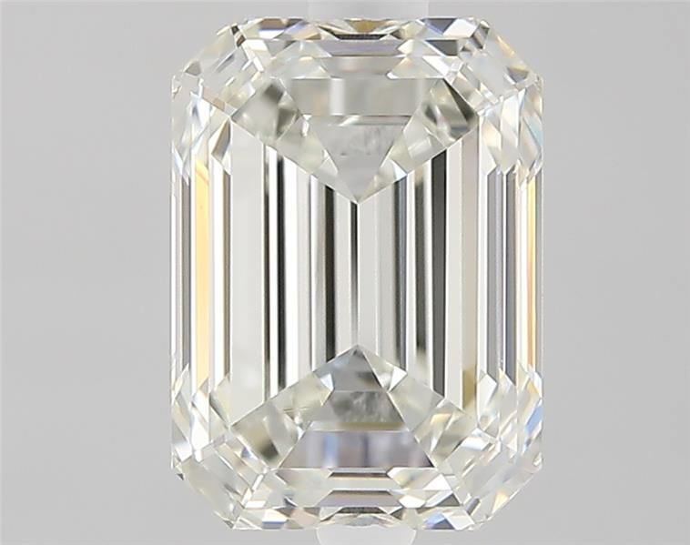 Diamante Naturale Taglio Smeraldo 1.5ct VG/EX J VVS1 - GIA - 7.37x5.33x3.7mm