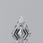 Diamante Naturale Taglio Aquilone 0.37ct EX/VG D VVS2 - GIA - 6.06x4.59x2.52mm