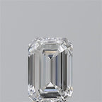 Diamante Naturale Taglio Smeraldo 0.72ct EX/VG E VVS1 - GIA - 6.22x4.24x2.76mm