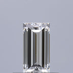 Diamante Naturale Taglio Baguette 0.45ct EX/EX E VVS1 - GIA - 6.08x3.18x2.2mm