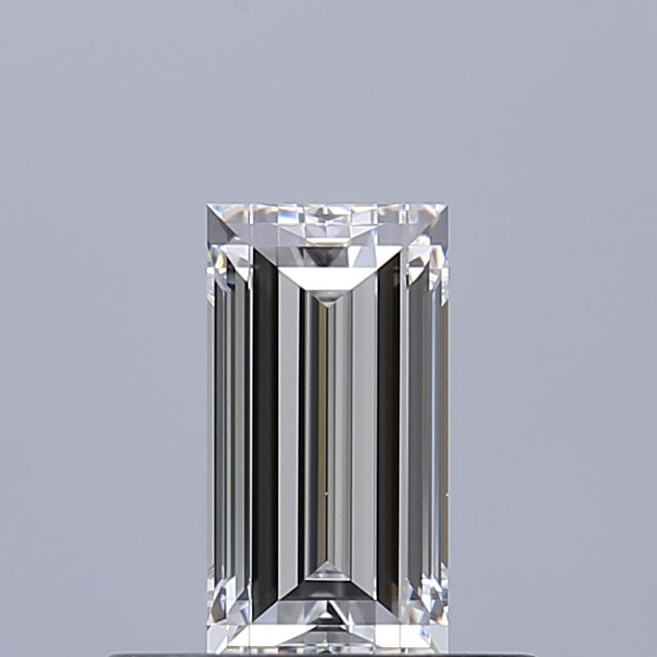 Diamante Naturale Taglio Baguette 0.45ct EX/EX E VVS1 - GIA - 6.08x3.18x2.2mm
