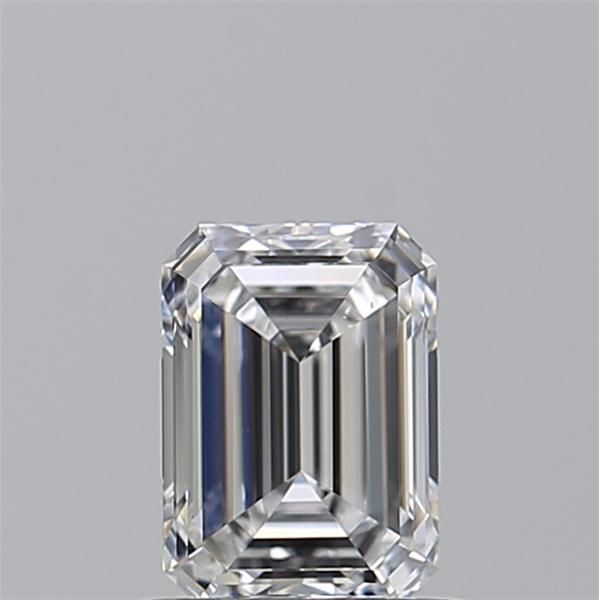 Diamante Naturale Taglio Smeraldo 0.7ct VG/EX D VS1 - GIA - 6.09x4.36x2.73mm