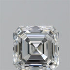 Diamante Naturale Taglio Asscher 0.8ct EX/EX E VVS2 - GIA - 5.11x5.07x3.41mm