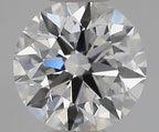 Diamante Naturale Taglio Brillante 0.85ct 3EX F IF - GIA - 6.09x6.05x3.76mm