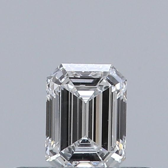 Diamante Naturale Taglio Smeraldo 0.27ct EX/VG E VVS2 - GIA - 4.39x3.17x2.08mm