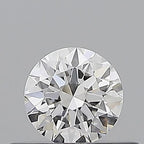 Diamante Naturale Taglio Brillante 0.34ct 3EX E IF - GIA - 4.47x4.44x2.77mm