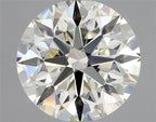 Diamante Naturale Taglio Brillante 1.3ct 3EX J VS2 - GIA - 6.95x6.89x4.36mm