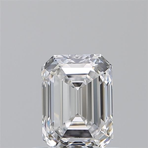 Diamante Naturale Taglio Smeraldo 0.8ct VG/EX D IF - GIA - 6.01x4.42x3.13mm