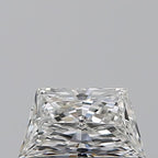Diamante Naturale Taglio Trapezio 0.51ct VG/EX G VVS2 - GIA - 6.82x3.78x2.52mm