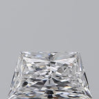 Diamante Naturale Taglio Trapezio 0.57ct EX/EX D VVS1 - GIA - 6.94x3.88x2.69mm