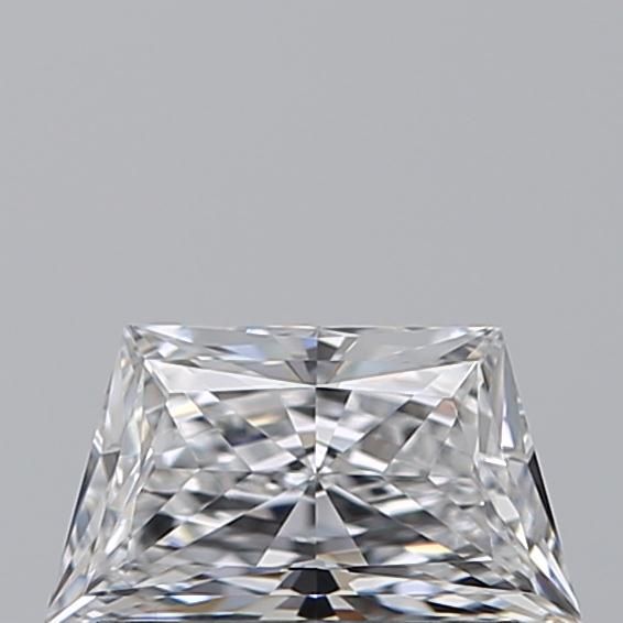 Diamante Naturale Taglio Trapezio 0.57ct EX/EX D VVS1 - GIA - 6.94x3.88x2.69mm