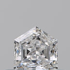 Diamante Naturale Taglio Scudo 0.34ct EX/EX D VVS2 - GIA - 4.14x4.08x2.36mm