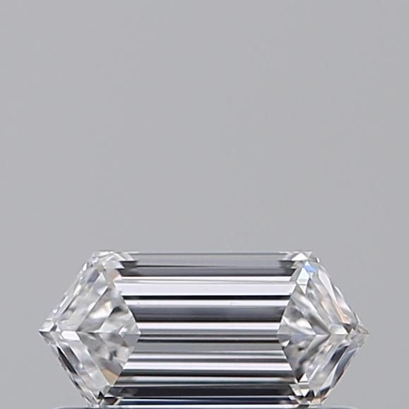 Diamante Naturale Taglio Esagonale 0.31ct VG/EX D IF - GIA - 6.26x3.11x1.82mm