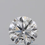 Diamante Naturale Taglio Brillante 0.5ct VG/VG/EX E VVS1 - GIA - 4.92x4.98x3.2mm