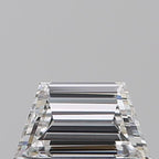 Diamante Naturale Taglio Trapezio 0.4ct VG/EX E VVS1 - GIA - 6.04x3.45x2.31mm