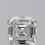 Diamante Naturale Taglio Asscher 0.83ct VG/EX F VS1 - GIA - 5.22x5.11x3.4mm