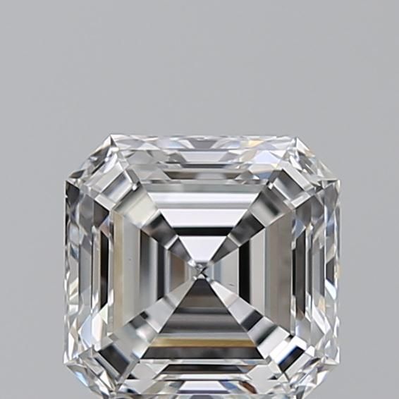 Diamante Naturale Taglio Asscher 1.3ct EX/EX F VS1 - GIA - 6.22x6.16x3.94mm