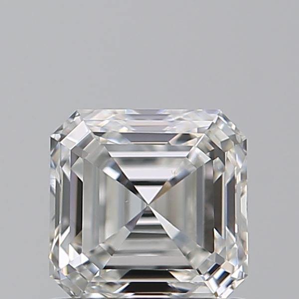 Diamante Naturale Taglio Asscher 0.83ct VG/EX F VS1 - GIA - 5.22x5.11x3.4mm