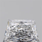 Diamante Naturale Taglio Trapezio 0.5ct VG/EX D VVS2 - GIA - 6.51x3.99x2.52mm