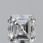 Diamante Taglio Smeraldo Quadrato 1.2ct VG/EX E VVS2 - GIA - 5.77x5.61x3.96mm