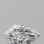 Diamante Naturale Taglio Esagonale 0.3ct VG/EX E VVS1 - GIA - 6.68x3.45x2.04mm