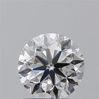Diamante Naturale Taglio Brillante 1ct VG/VG/EX E VVS2 - GIA - 6.16x6.24x4.02mm