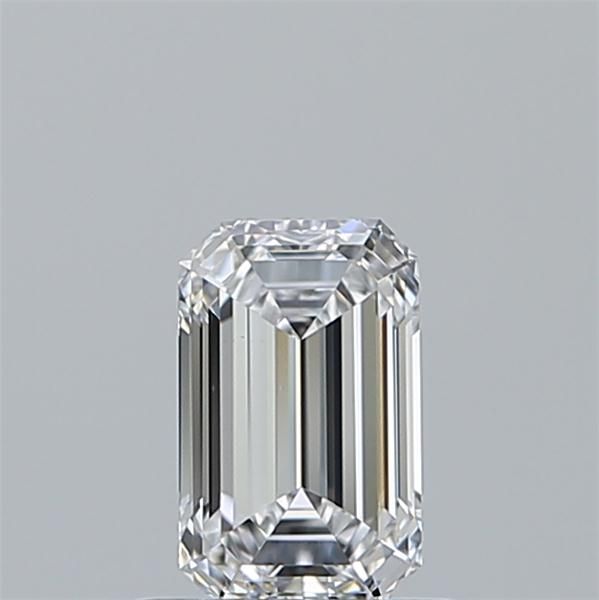 Diamante Naturale Taglio Smeraldo 0.7ct VG/EX D VS1 - GIA - 6.4x4.0x2.75mm