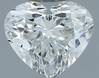 Diamante Naturale Taglio Cuore 0.56ct VG/EX G VVS1 - GIA - 5.02x5.67x3.29mm