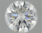 Diamante Naturale Taglio Brillante 0.54ct 3EX F VVS2 - IGI - 5.25x5.27x3.2mm