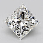 Diamante Naturale Taglio Princess 0.6ct EX/EX H VS2 - GIA - 4.64x4.58x3.34mm