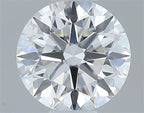 Diamante Naturale Taglio Brillante 0.46ct 3EX F VS2 - GIA - 4.93x4.95x3.05mm