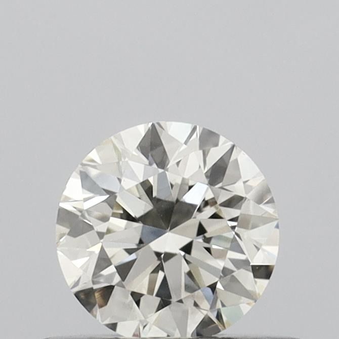 Diamante Naturale Taglio Brillante 0.4ct 3EX J VS2 - IGI - 4.66x4.69x2.92mm