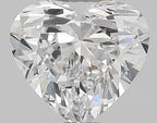 Diamante Naturale Taglio Cuore 0.45ct VG/EX D IF - GIA - 4.93x5.37x2.92mm