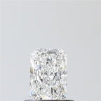 Diamante Naturale Taglio Radiant 0.51ct EX/EX E VVS2 - GIA - 5.71x3.91x2.7mm