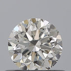 Diamante Naturale Taglio Brillante 0.5ct G/VG/EX F VVS1 - GIA - 4.87x4.93x3.21mm