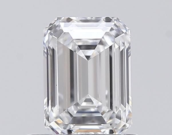 Diamante Naturale Taglio Smeraldo 0.71ct EX/EX E VVS1 - GIA - 5.95x4.26x2.77mm