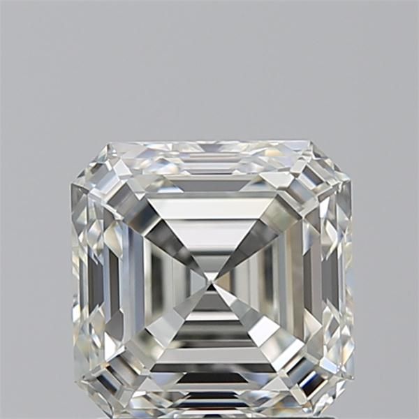 Diamante Taglio Smeraldo Quadrato 1.7ct EX/EX J VVS1 - GIA - 6.55x6.54x4.37mm