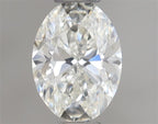 Diamante Naturale Taglio Ovale 0.45ct G/VG H VS1 - GIA - 5.75x4.18x2.74mm
