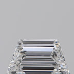 Diamante Naturale Taglio Trapezio 0.37ct VG/EX D VVS1 - GIA - 6.12x3.42x2.13mm