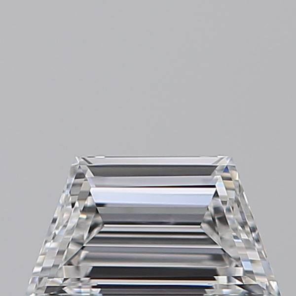 Diamante Naturale Taglio Trapezio 0.37ct VG/EX D VVS1 - GIA - 6.12x3.42x2.13mm