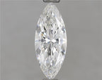 Diamante Naturale Taglio Marquise 0.5ct VG/VG F VVS2 - GIA - 9.76x3.87x2.43mm