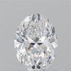 Diamante Naturale Taglio Ovale 1.01ct EX/EX D VS1 - GIA - 7.58x5.53x3.63mm