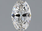 Diamante Naturale Taglio Ovale 0.7ct EX/EX F VS2 - GIA - 7.6x4.67x2.9mm