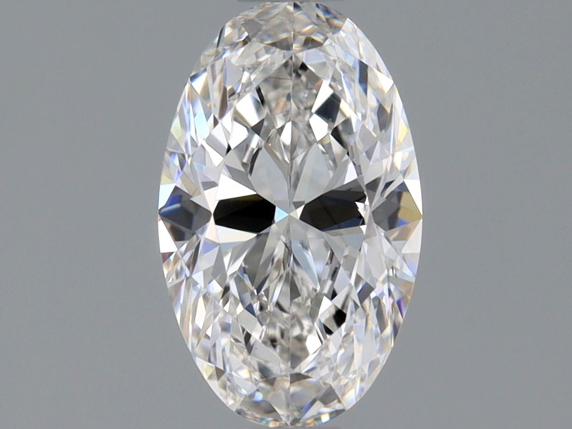Diamante Naturale Taglio Ovale 0.7ct EX/EX F VS2 - GIA - 7.6x4.67x2.9mm